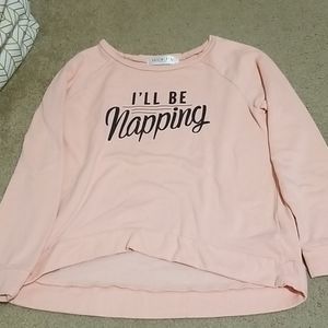 "ill be napping" sweatshirt